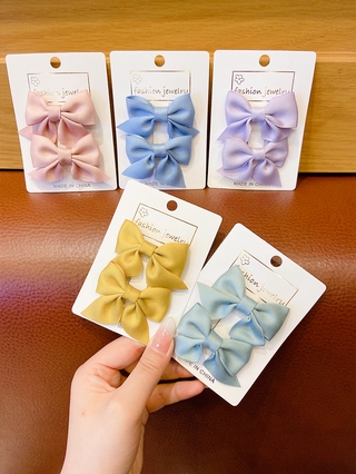  Kẹp Tóc Gắn Nơ Đáng Yêu Cho Bé Gái