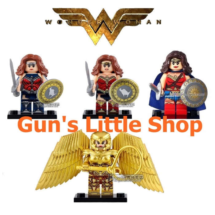 Mô Hình Lego Nhân Vật Wonder Woman Medusa Phiên Bản Giới Hạn Không Hộp 2017