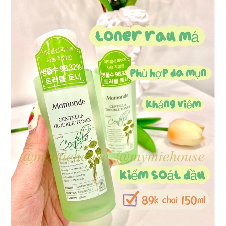 Toner rau má mamonde 150ml