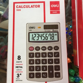 Máy Tính 8 Số Deli 1120