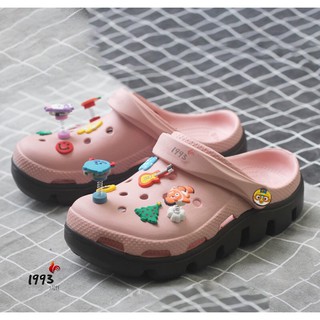 déo cross màu hồng nâu tặng kèm 12jb gắn dép