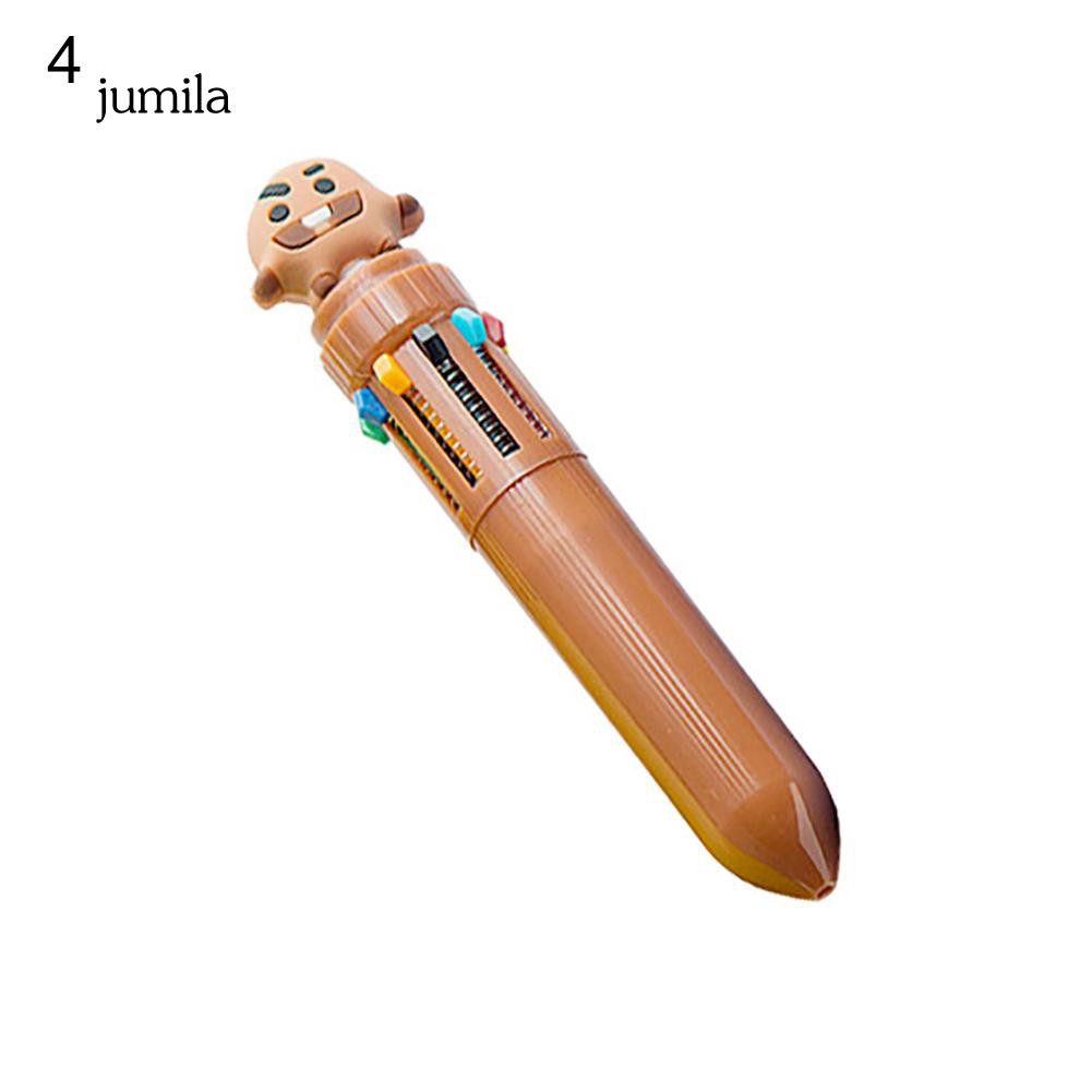 Bút bi 10 ngòi có chi tiết quả bóng dễ thương