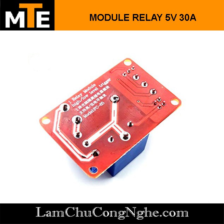 Module 1 relay 5V với opto cách ly HIGH/LOW đóng cắt Thiết bị điện 30A