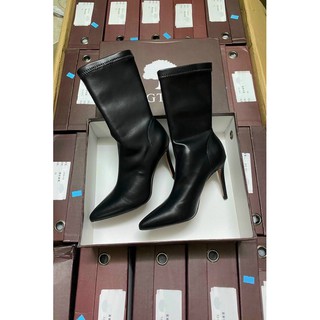 Boots da lửng gót nhọn cao cấp Fullbox