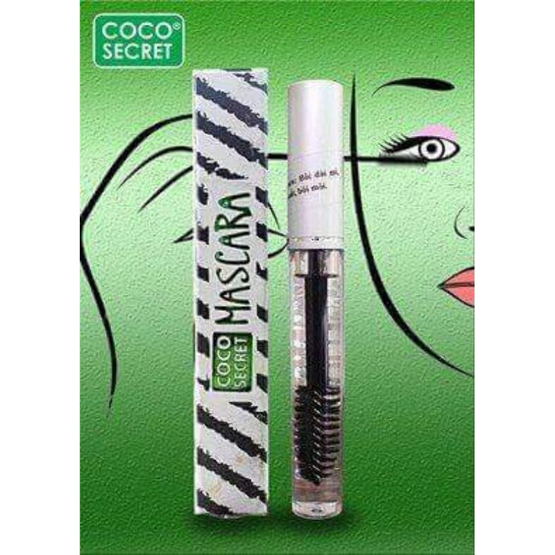 Mascara dầu dừa coco secret dưỡng mi 100% từ thiên nhiên