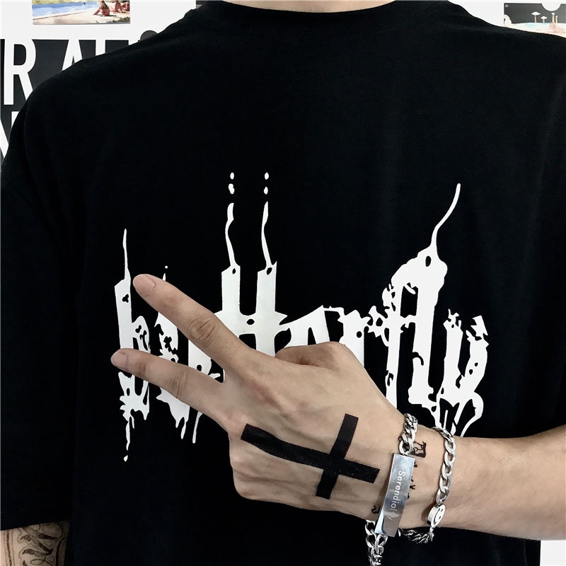 Vòng tay 22117 thép titan phong cách harajuku thời trang đường phố độc đáo dễ phối đồ