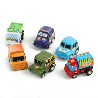 Túi 6 ô tô đồ chơi mini siêu tốc độ cho bé