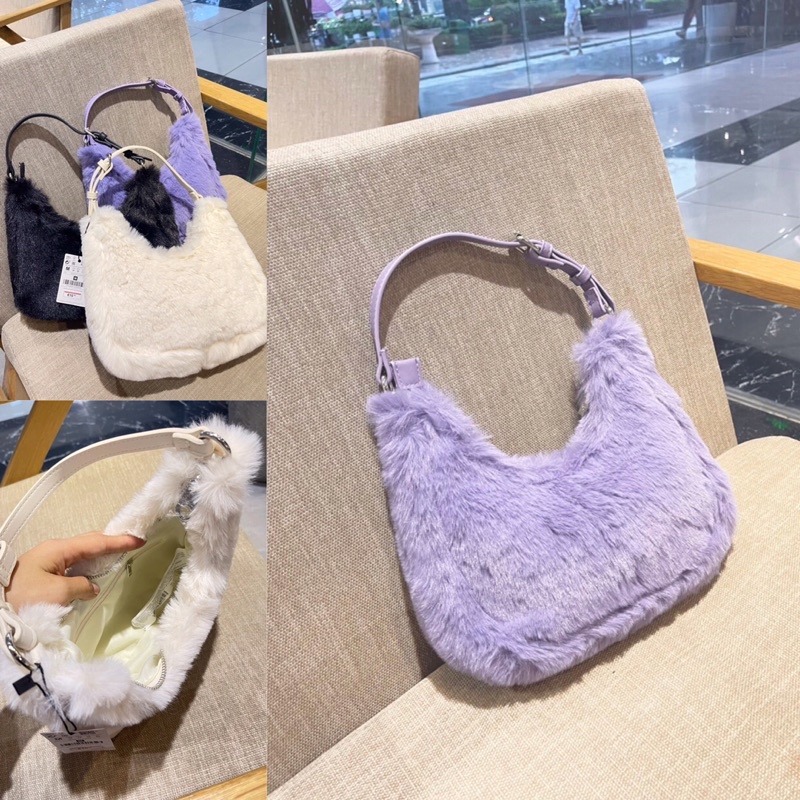 Túi S*TRA lông kẹp nách