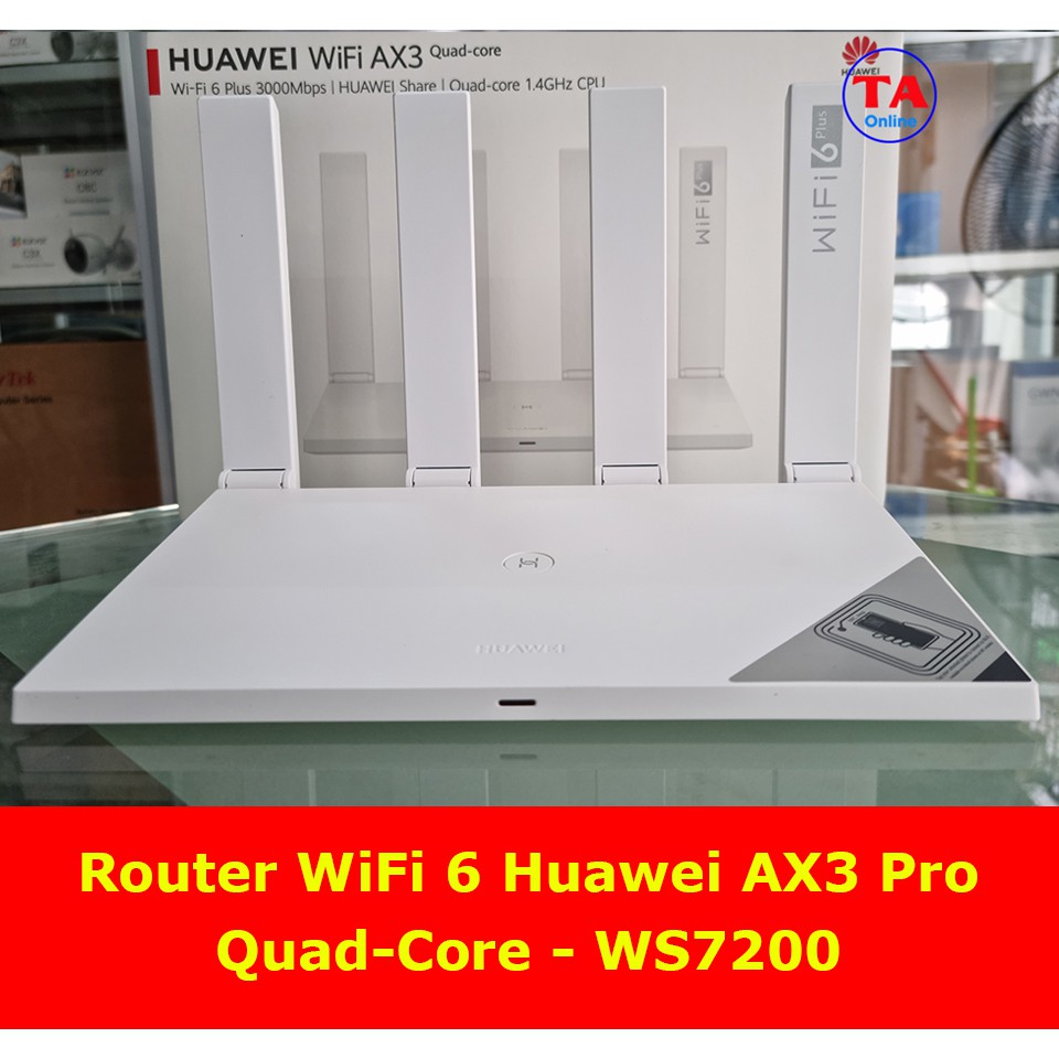 Router WiFi 6 Huawei Ax3 Quad core WS7200 và Huawei Ax3 Dual core WS7100 - Hàng chính hãng