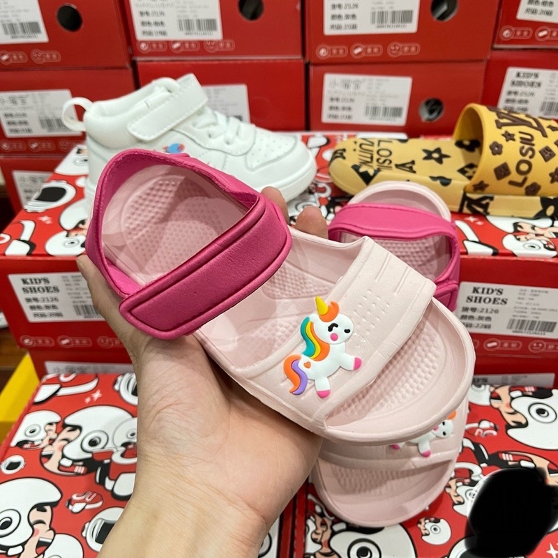 Giày xốp ngựa hồng cho bé gái size 18-23