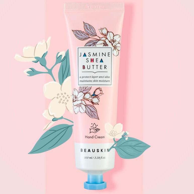 Kem dưỡng trắng da tay Beauskin Jasmine Shea Butter Hand Cream 100ml - Hàn  Quốc Chính Hãng tại Hà Nội