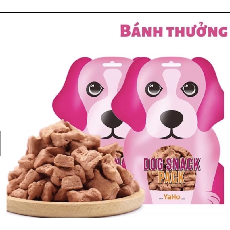 BÁNH QUY THƯỞNG CHO CHÓ THÚ CƯNG PET Yaho Dog Snack Pack Gói 250g Bổ sung dinh dưỡng cho Thú cưng