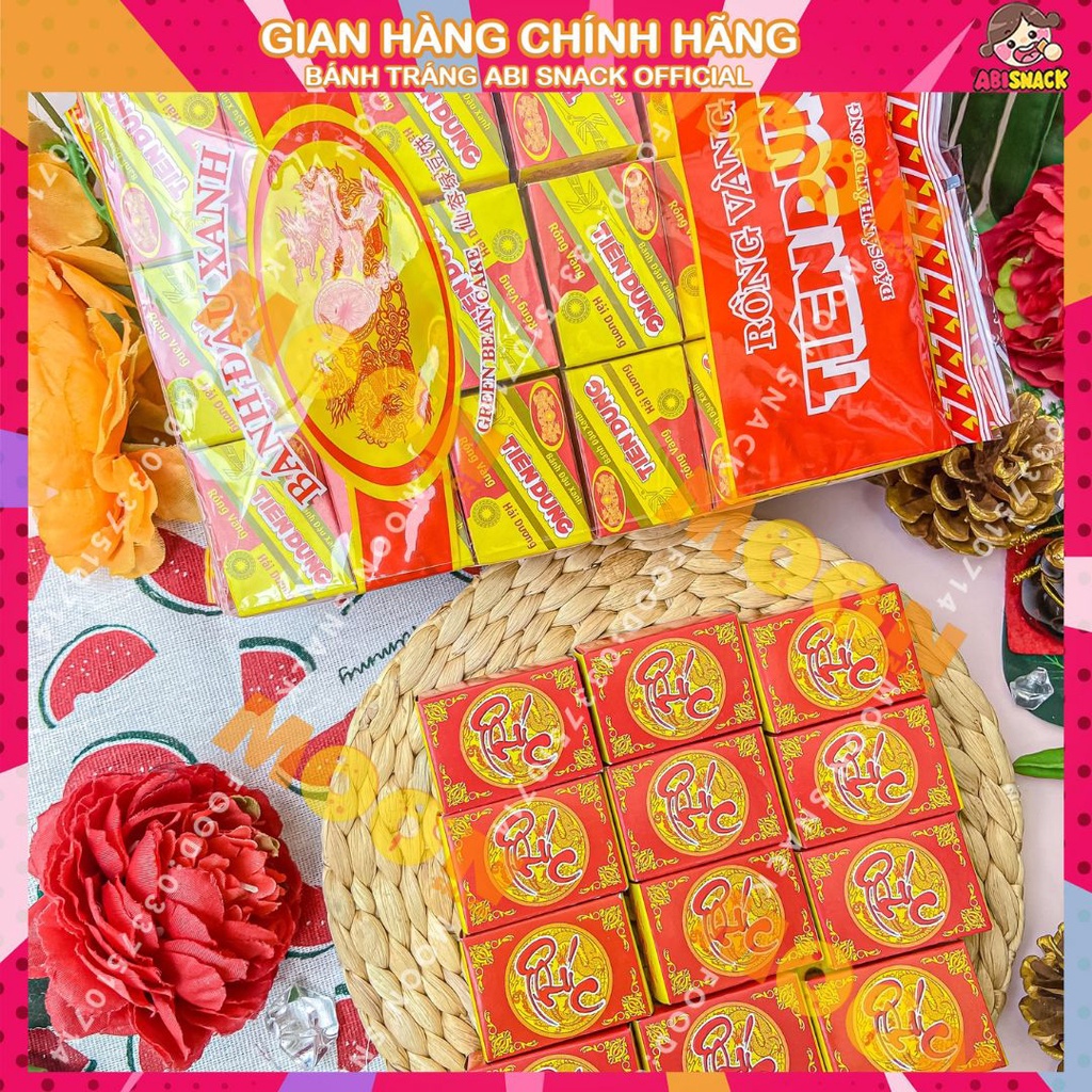 [TUỔI THƠ] Lẻ 1 hộp Bánh đậu xanh rồng vàng Tiên Dung 14g ăn vặt bánh kẹo thời 8x 9x Moon Snack Food
