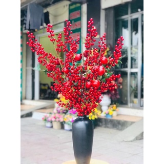 cành đào đông đỏ (5 nhánh)
