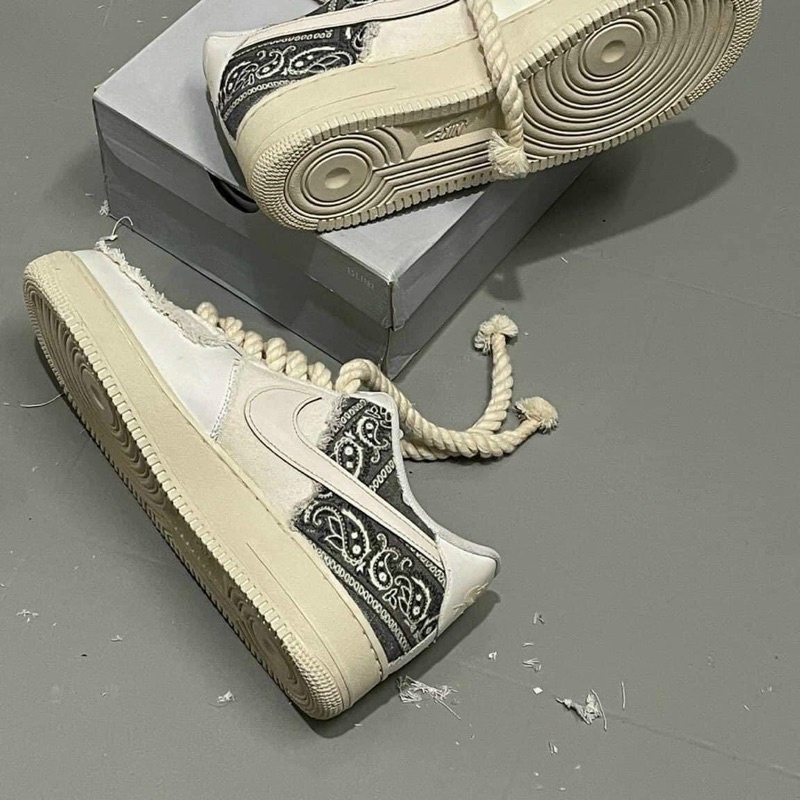 Giầy Thể Thao Xanh Thấp CAT&SOFA X Air For One Travis Scott Best