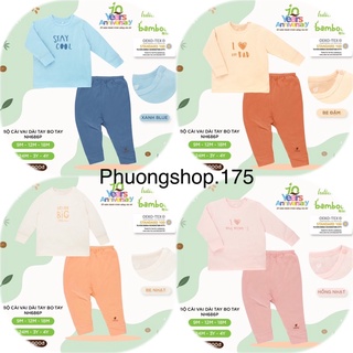 [ lullaby2022] bộ dài tay cài vai pettit lullaby siêu đẹp (9m-4y)