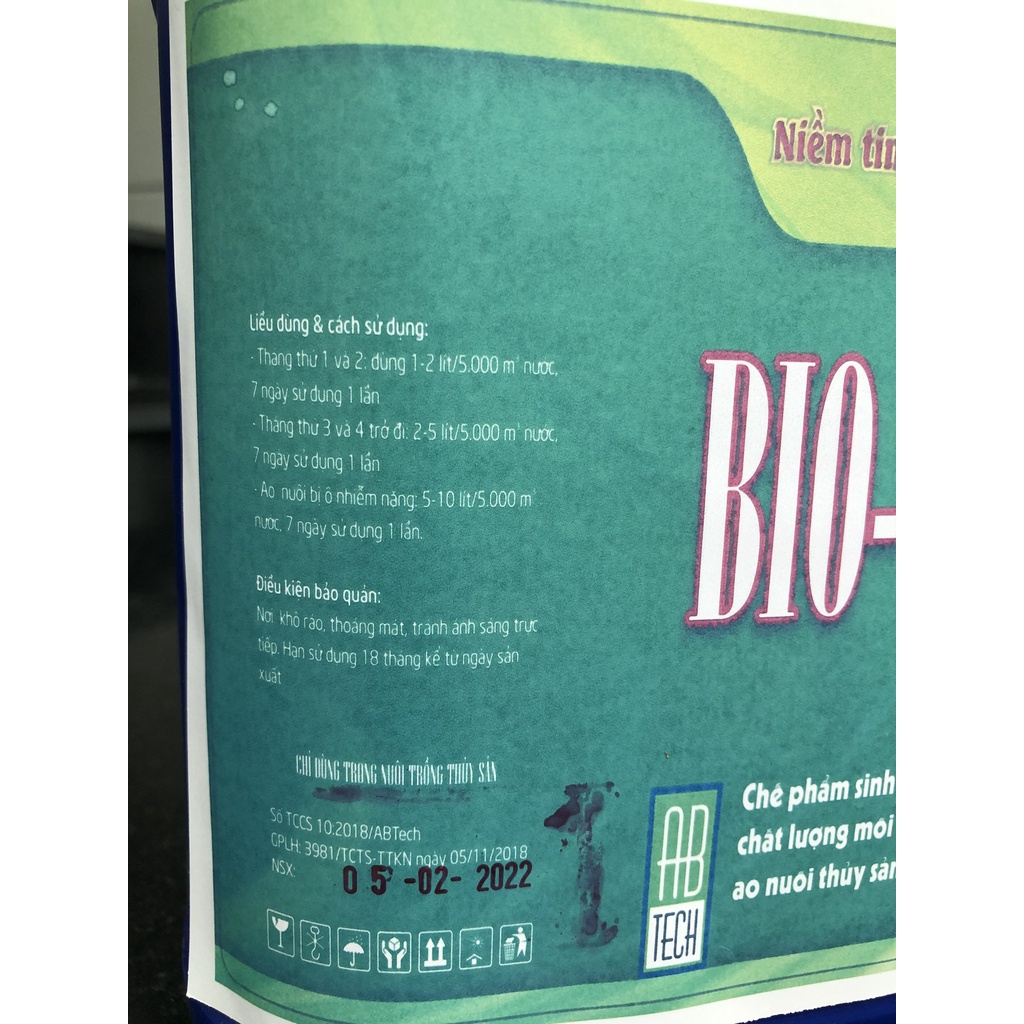 Men kháng khuẩn gây bệnh gan mủ BIO-TCGM (Can 5 lít)