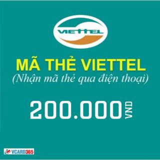 Thẻ viettel 200.000 vnd