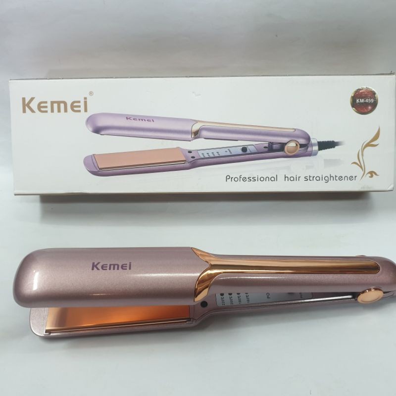 Máy kẹp duỗi và uốn tóc KEMEI KM-459 2 trong 1 chuyên dụng dành cho nữ