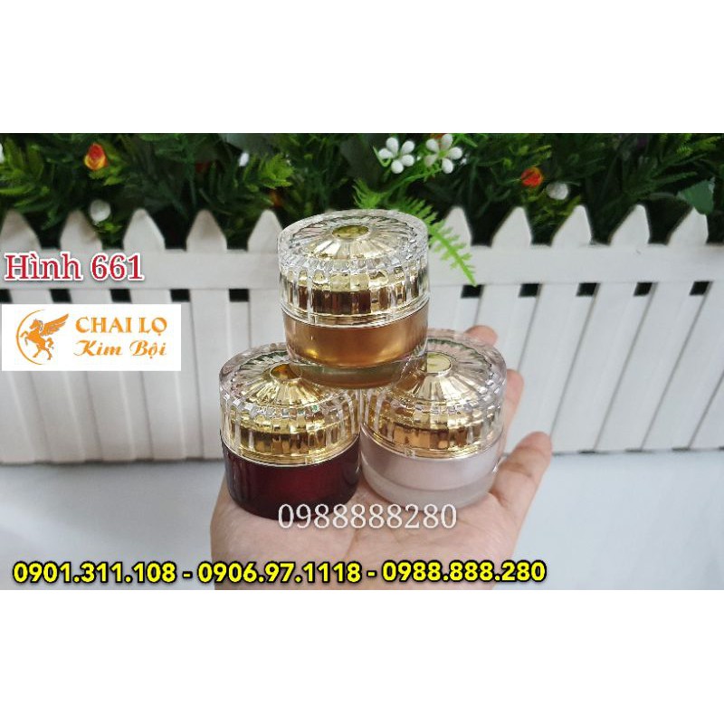 Lọ chiết mỹ phẩm 10g - hủ kim sa 10g