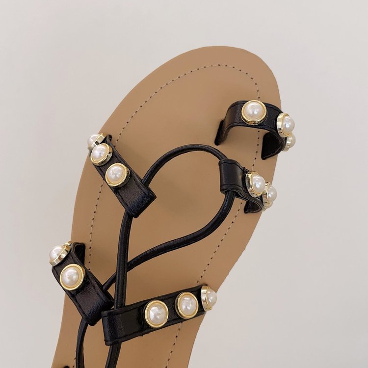 Xăng đan Nữ Đế Bệt Mũi Tròn Quai Chéo Thời Trang | BigBuy360 - bigbuy360.vn