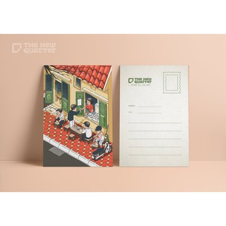 Thiệp postcard Bình Dị Hà Nội - Trà đá