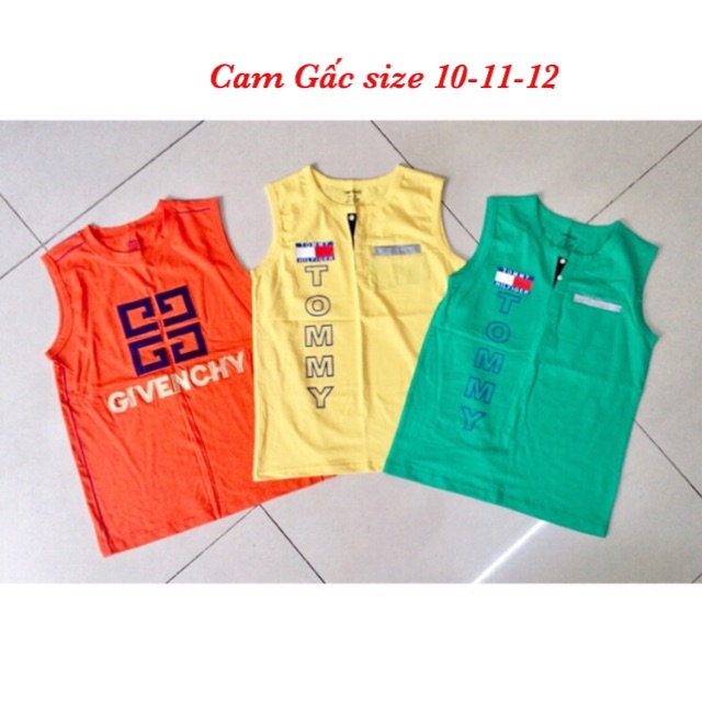 Áo Thun Bé Trai Cotton Hàng Công Ty cực đẹp- CAM GẤC