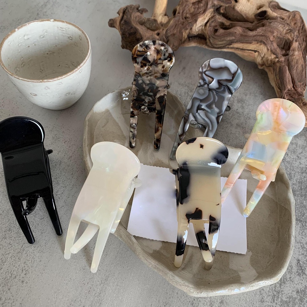 Kẹp Tóc Càng Cua Họa Tiết Da Báo Thời Trang