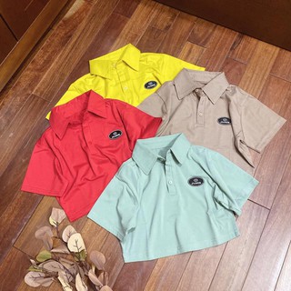 ÁO CROPTOP THUN CỔ BẺ