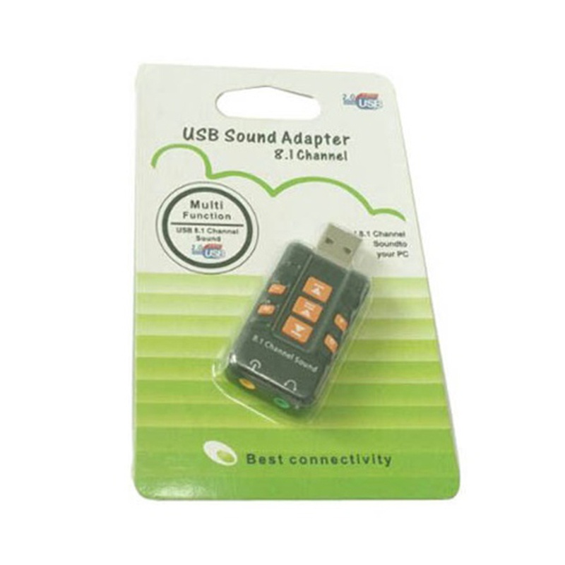 Thẻ Chuyển Đổi Âm Thanh USB 8 1 Kênh 3 5mm AUX Chuyên Dụng Cho Game Thủ