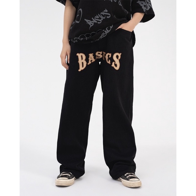 CROTCH EMBROIDERED LOGO PANTS