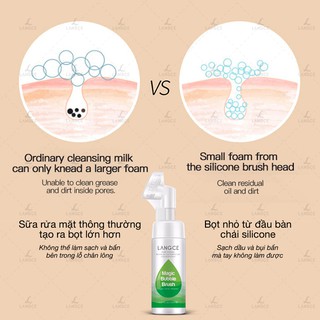 RỬA MẶT SINH HỌC CỌ MÁT XA BIO COLLAGEN+ LANGCE
