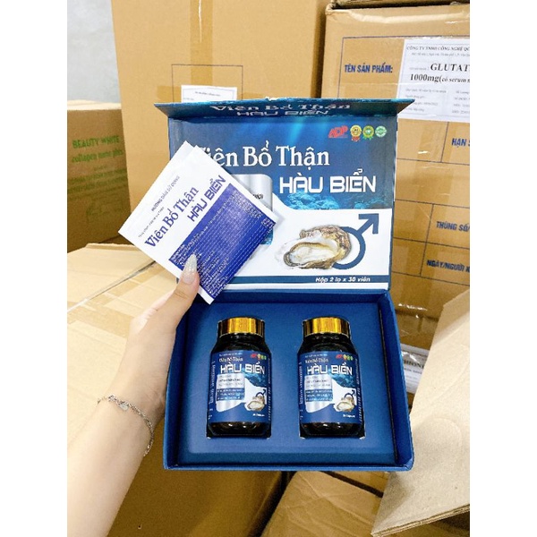 Viên bổ thận hàu biển tăng cường chức năng sinh lý nam  bồi bổ sức khỏe nam giới