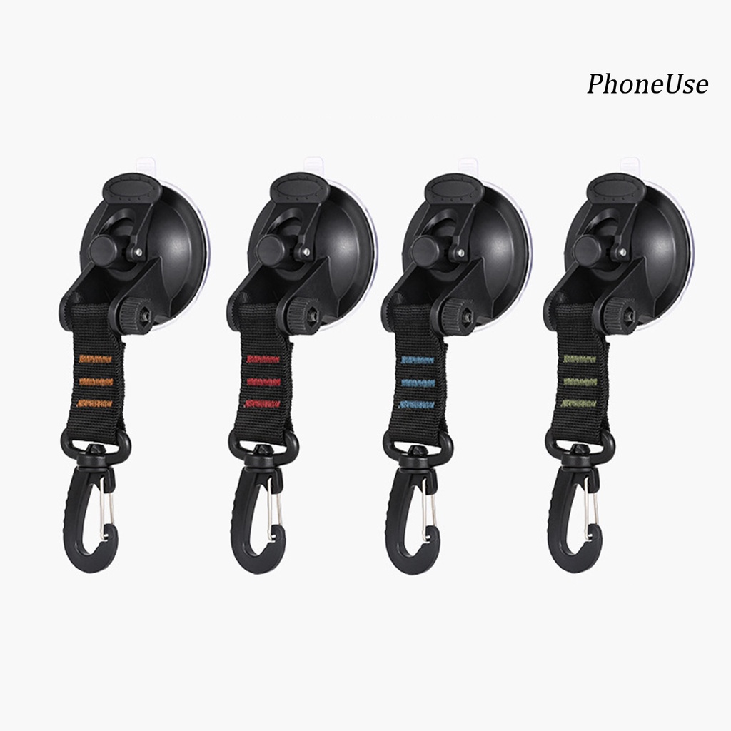 Móc Xoay 360 Độ Có Giác Hút Dùng Để Treo Đồ Khi Đi Cắm Trại