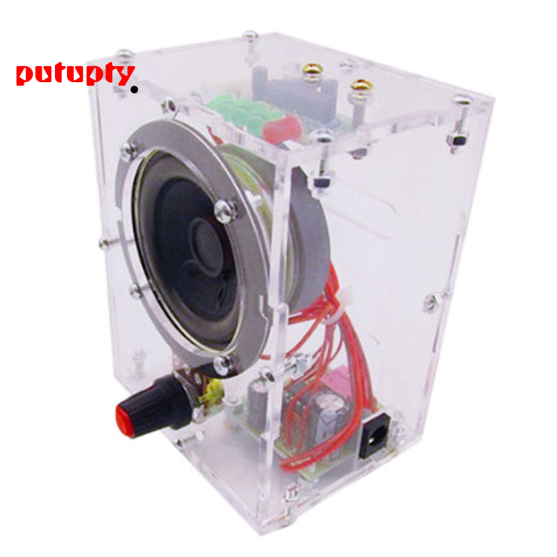 Bộ Loa Khuếch Đại Âm Thanh 5w Mini Trong Suốt