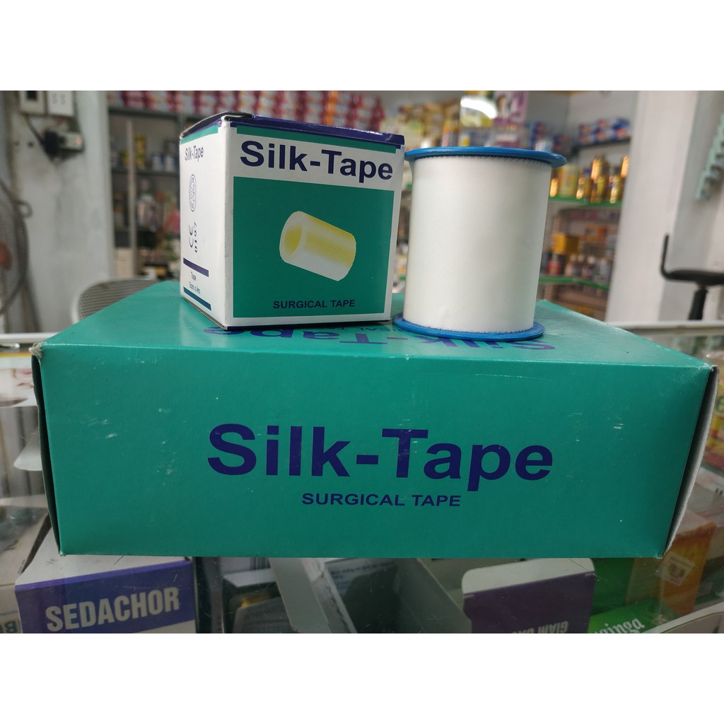 Hộp băng dính lụa Silk Tape ( hộp 12 cuộn hộp 6 cuộn )