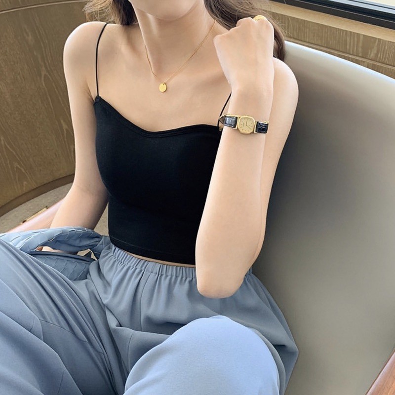 ÁO DÂY BASIC KÈM MÚT GỢI CẢM (6 MÀU) | BigBuy360 - bigbuy360.vn