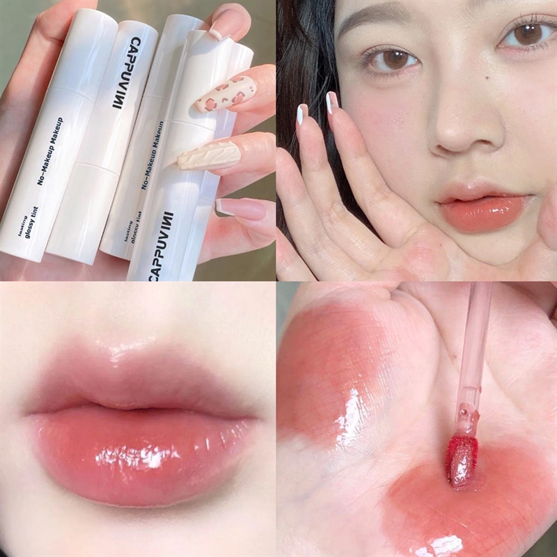 Son kem bóng Zero Makeup Sense Series Mirror Lip Glaze mướt mịn căng bóng