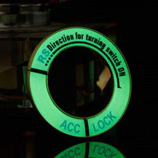 ♥→Luminous Car Ignition Switch Decoration Key Hole Ring Cover Sticker for Honda