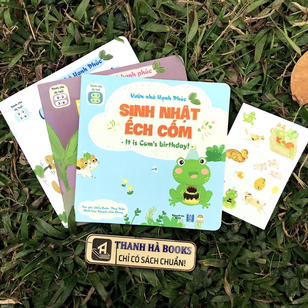 Sách cho bé - Vườn nhà hạnh phúc và Cảm xúc của con- Dòng sách đọc to (Combo, tùy chọn)