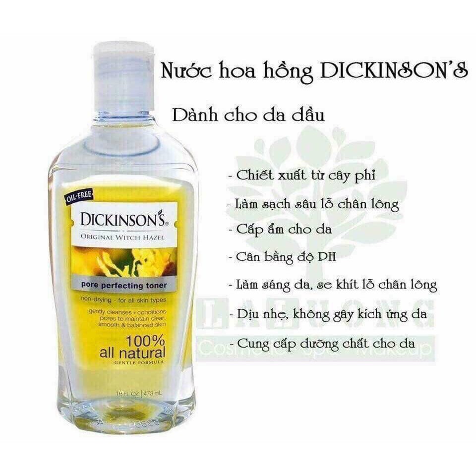 Nước Cân Bằng Da Dickinson’s Original Witch Hazel Pore Perfecting Toner