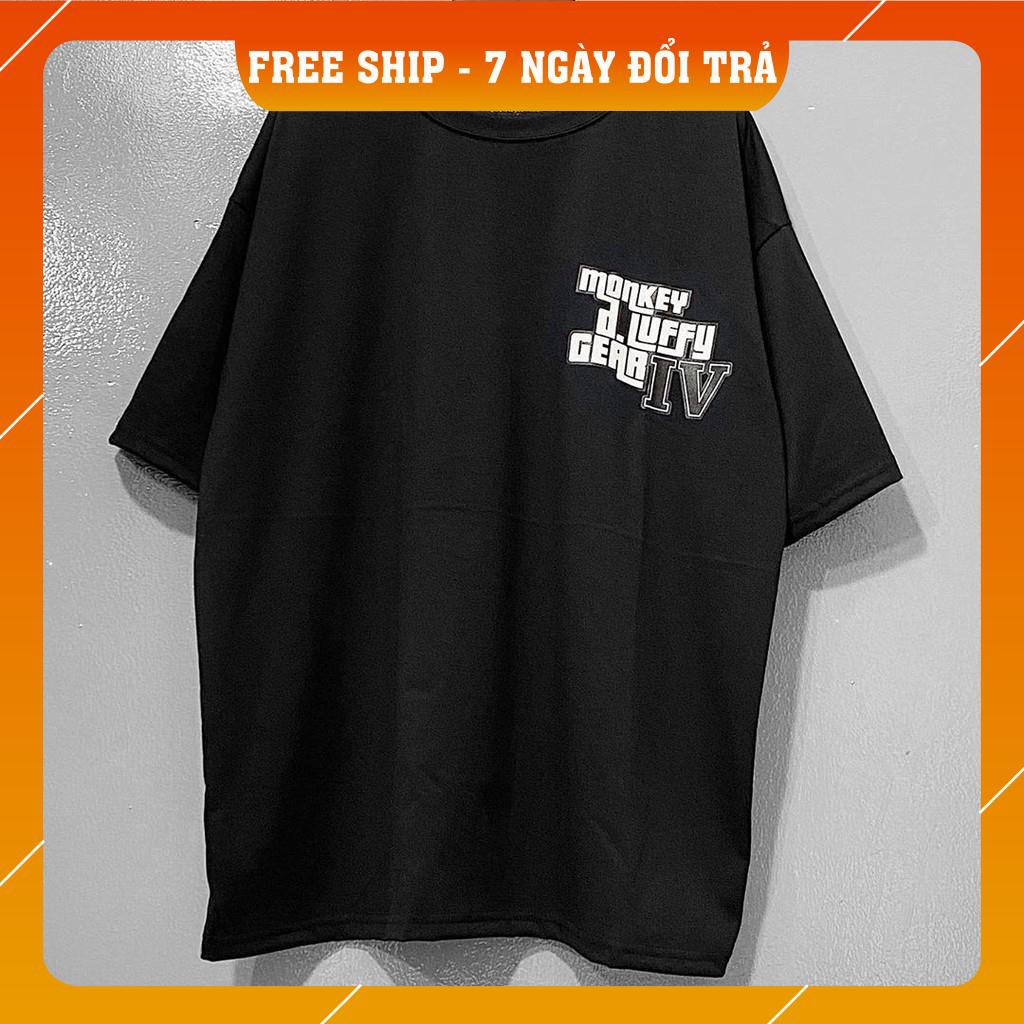 [Mã FATHANG5 giảm 10K đơn 50K]  Áo Thun Tay Lỡ MONKEY LUFFY GEAR IV Form Rộng Unisex (2 Màu) | BigBuy360 - bigbuy360.vn