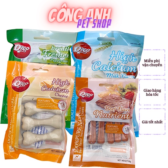 Xương Gặm Orgo Sạch Răng,Thơm Miệng,Bổ Sung Canxi Cho Chó