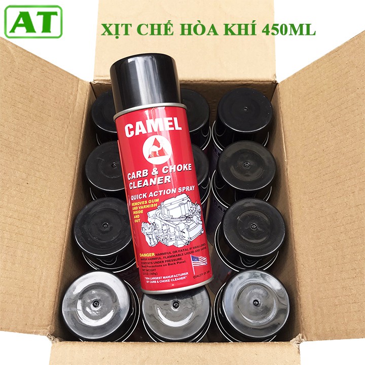 Xịt Chế CAMEL, Bình Xịt Rửa Chế Hòa Khí 450ml