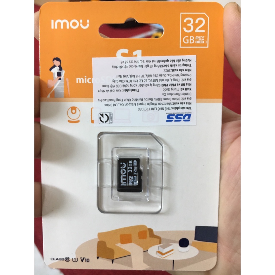 Thẻ nhớ Micro SD Imou 32G, 64G dùng cho camera, điện thoại, máy tính, máy ảnh,copy nhạc - Hàng chính hãng bảo hành 2 năm