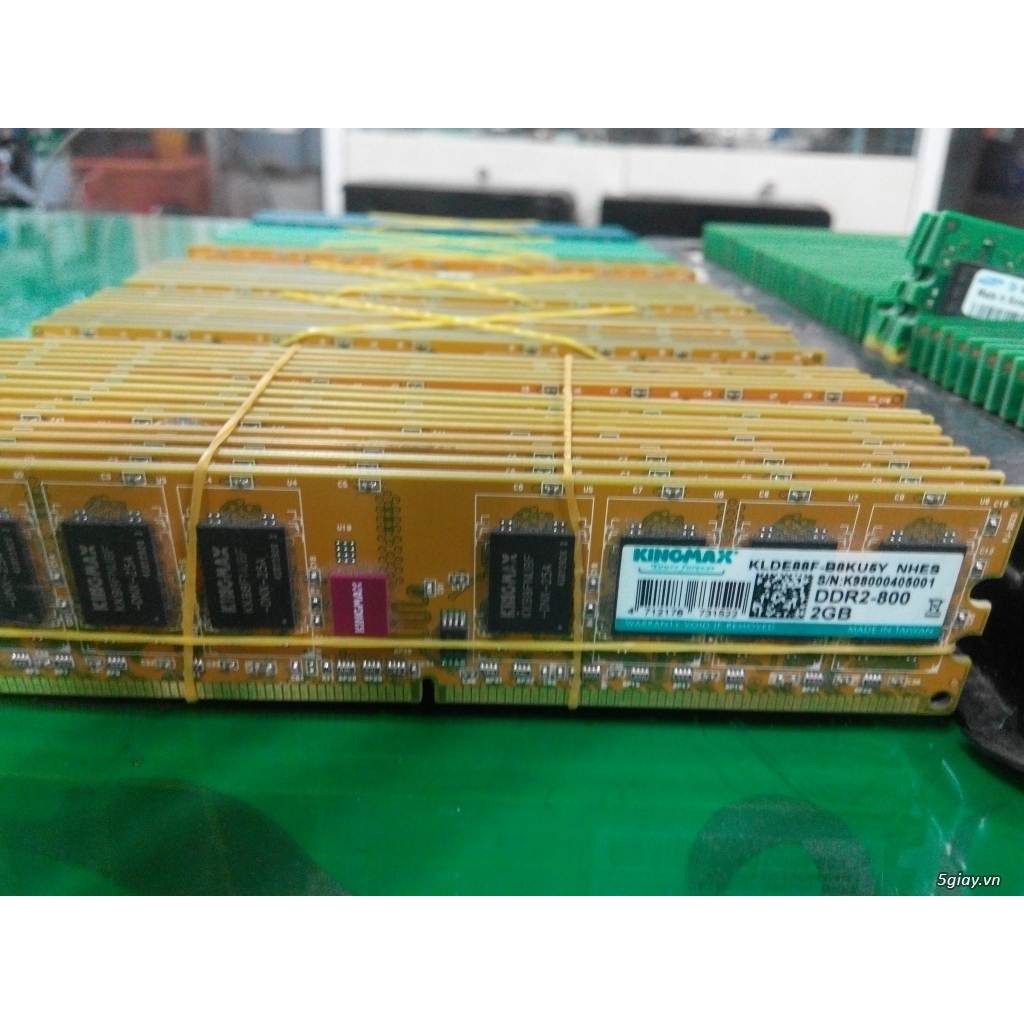 Bộ nhớ trong - Ram dr2 2G buss 800 và buss 667