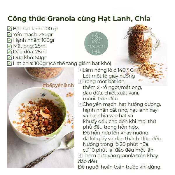 Hạt lanh nâu và bột lanh Canada 200gr-500gr yenlanhnatural