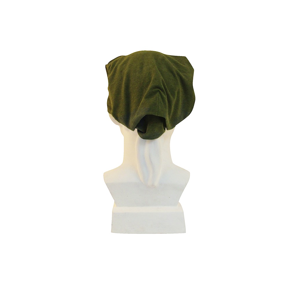 Khăn Khẩu Trang Người lớn Yvette Libby N'guyen Paris, SCARF MASK, Màu Xanh Rêu, cotton