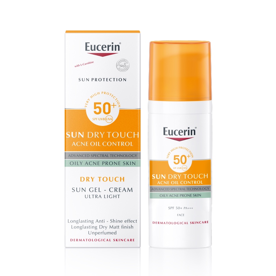 Gel Chống Nắng Cho Da Nhờn Mụn Eucerin SPF50+ 50ml Cocolux