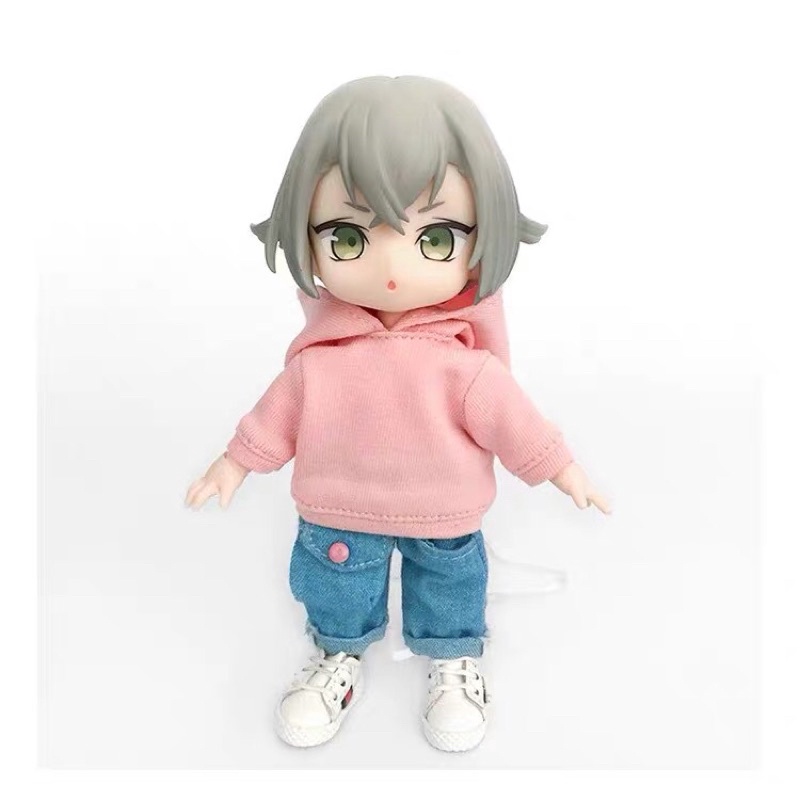 Áo hoodie cho ob11, nendoll, bjd 1/8